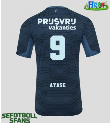 Feyenoord Ayase Ueda #9 Bortatröja 2025-26 Kortärmad
